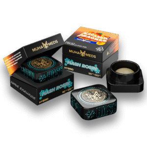 Macaron Peaches Muha Meds Hash Rosin | Hybrid - Muha Meds USA