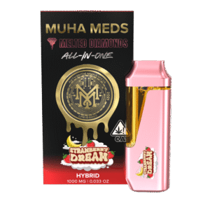 Strawberry Dream Muha Meds Disposable Melted Diamonds | Hybrid - Muha Meds USA
