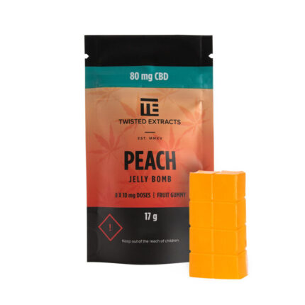 Peach Jelly Bomb | 80mg CBD | TE